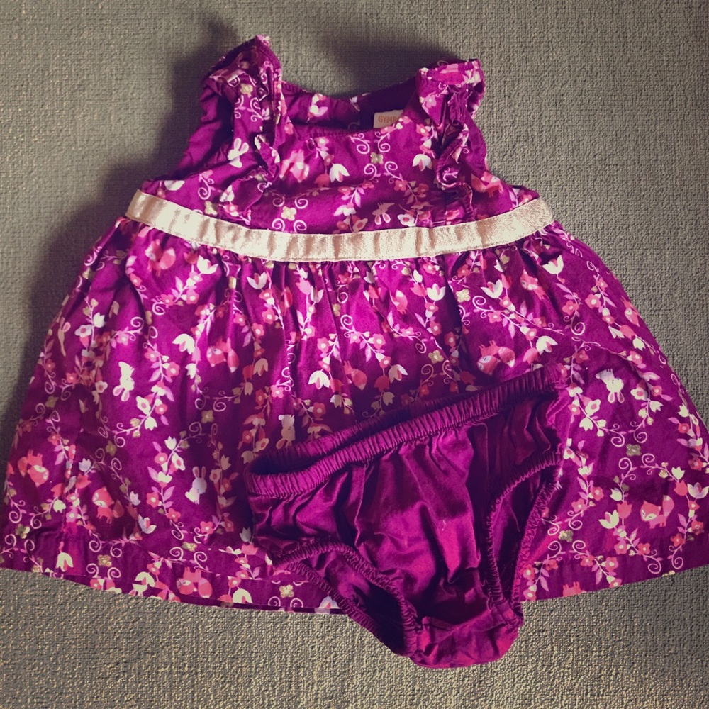 Gymboree infant dress and bloomers